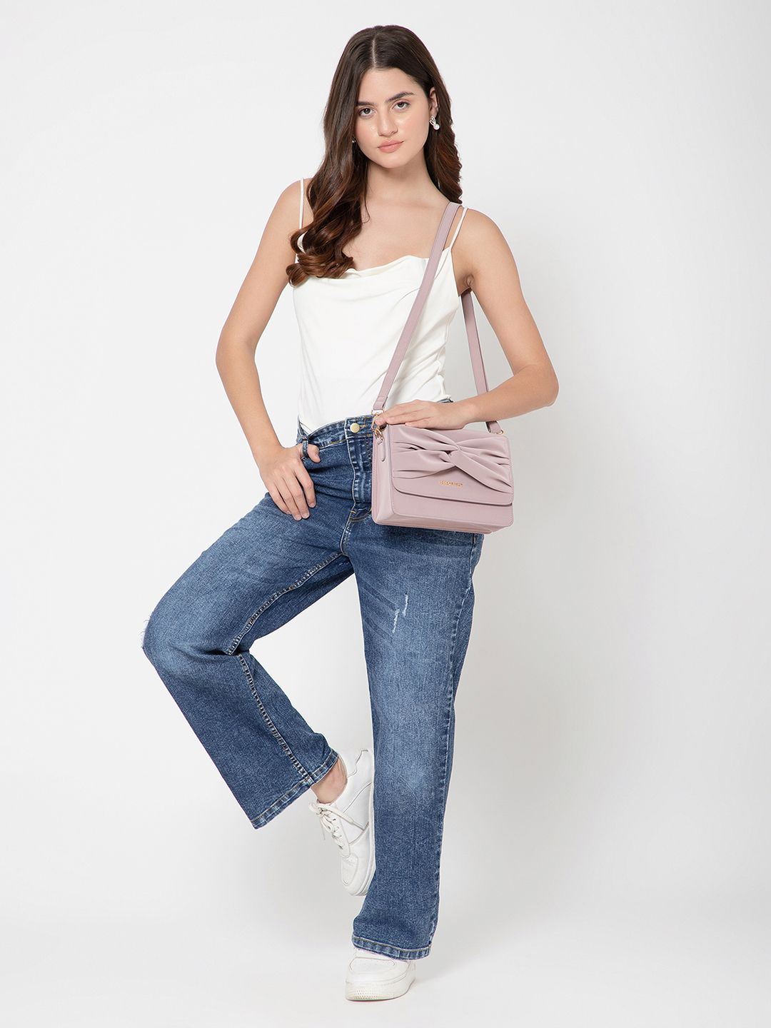 Berrylush Structured Sling Bag