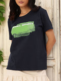 DressBerry Printed Relaxed Fit T-shirt