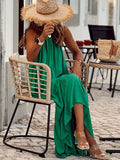 all about you Round Neck Maxi Dress