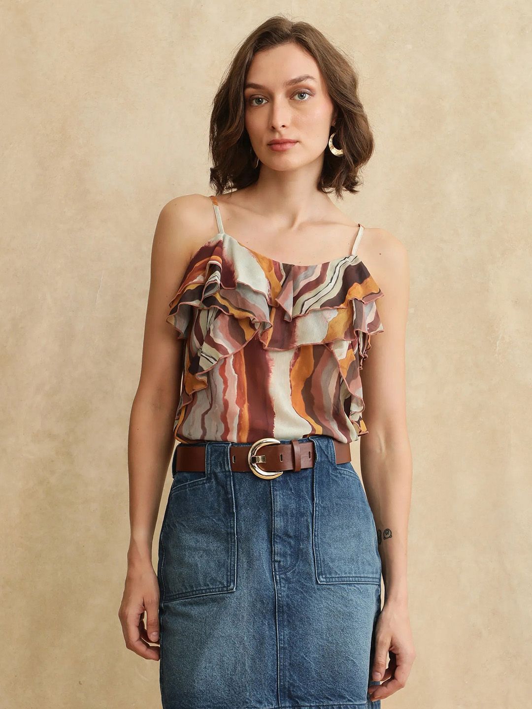 RAREISM Women Printed Cotton Top