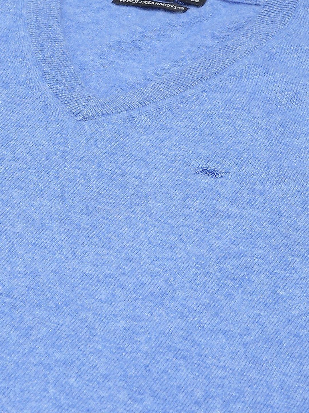 Monte Carlo Men Solid V-Neck Ribbed Sweater Vest