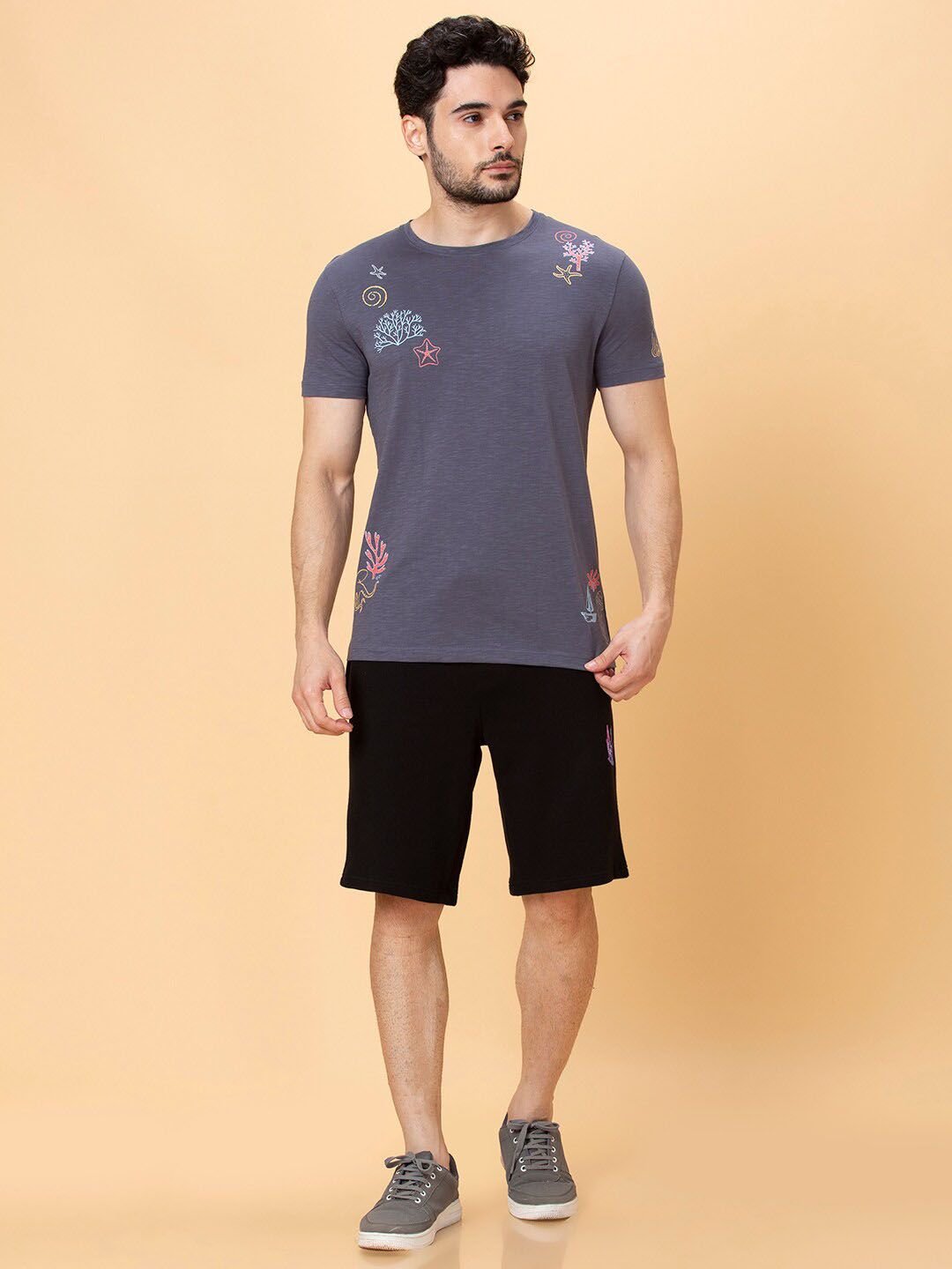 Being Human Conversational Printed T-shirt