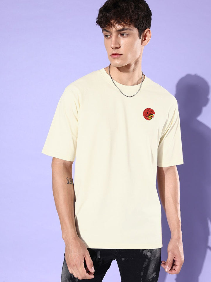 Difference of Opinion Printed Cotton Oversized T-shirt