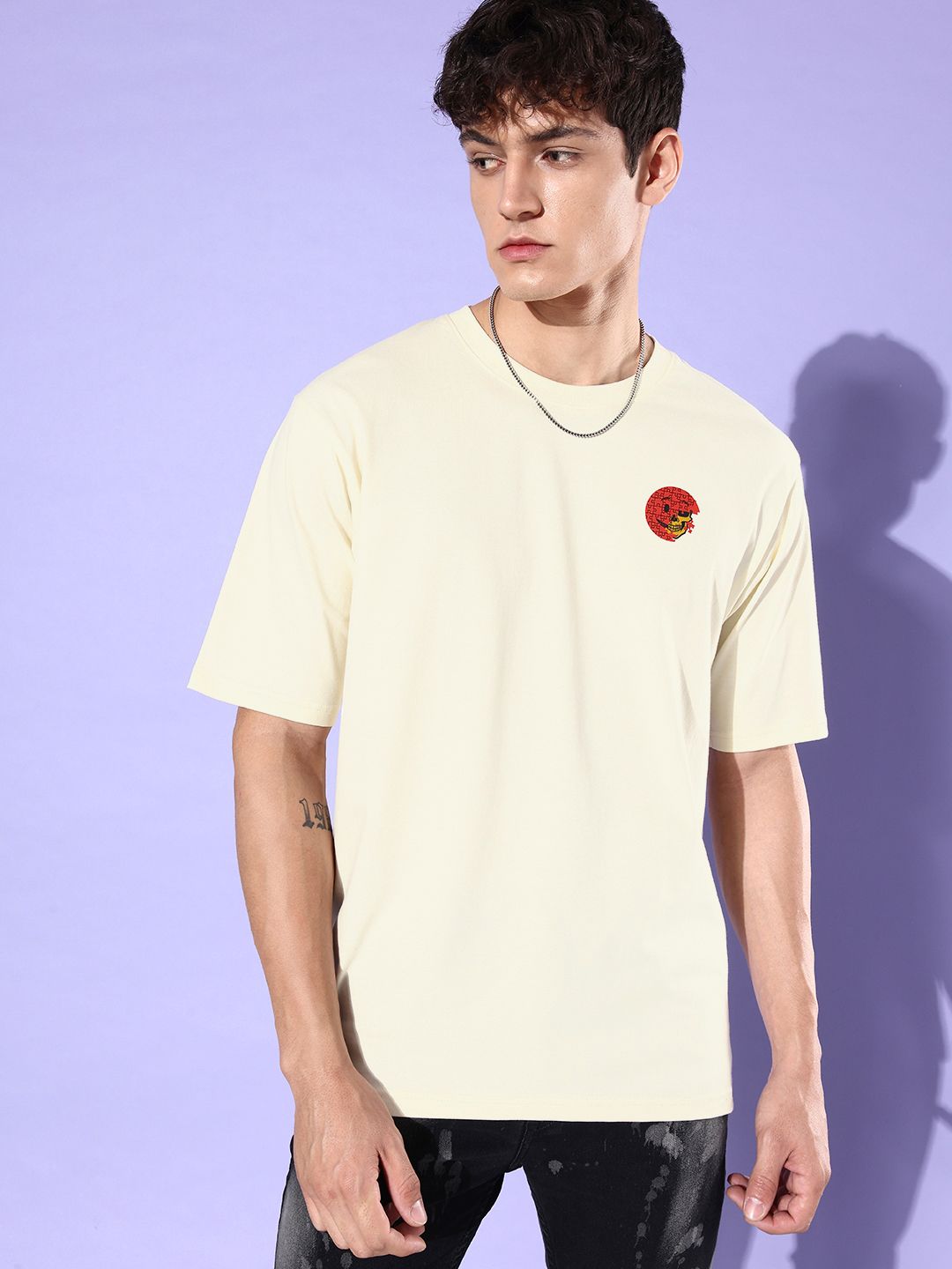 Difference of Opinion Printed Cotton Oversized T-shirt