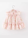 YK Floral Print Fit & Flare Dress