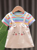 YK Girls Cotton A-Line Dress
