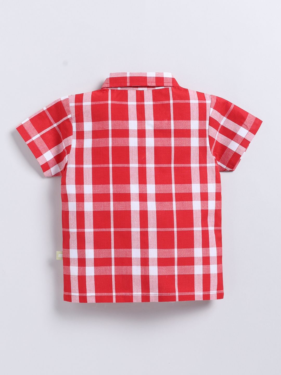 Moms Love Infant Boys Checked Pure Cotton Shirt