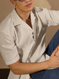 DENNISON Men Smart Oversized Casual Shirt