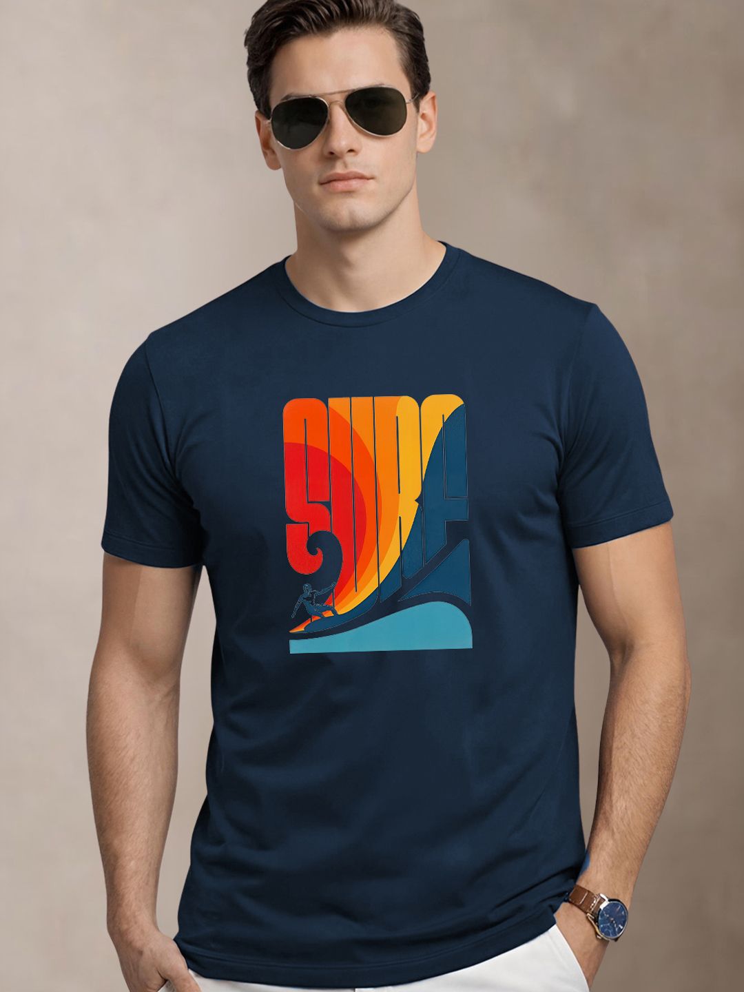 ADRO Men Printed T-shirt