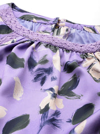 all about you Floral Print A-Line Midi Dress