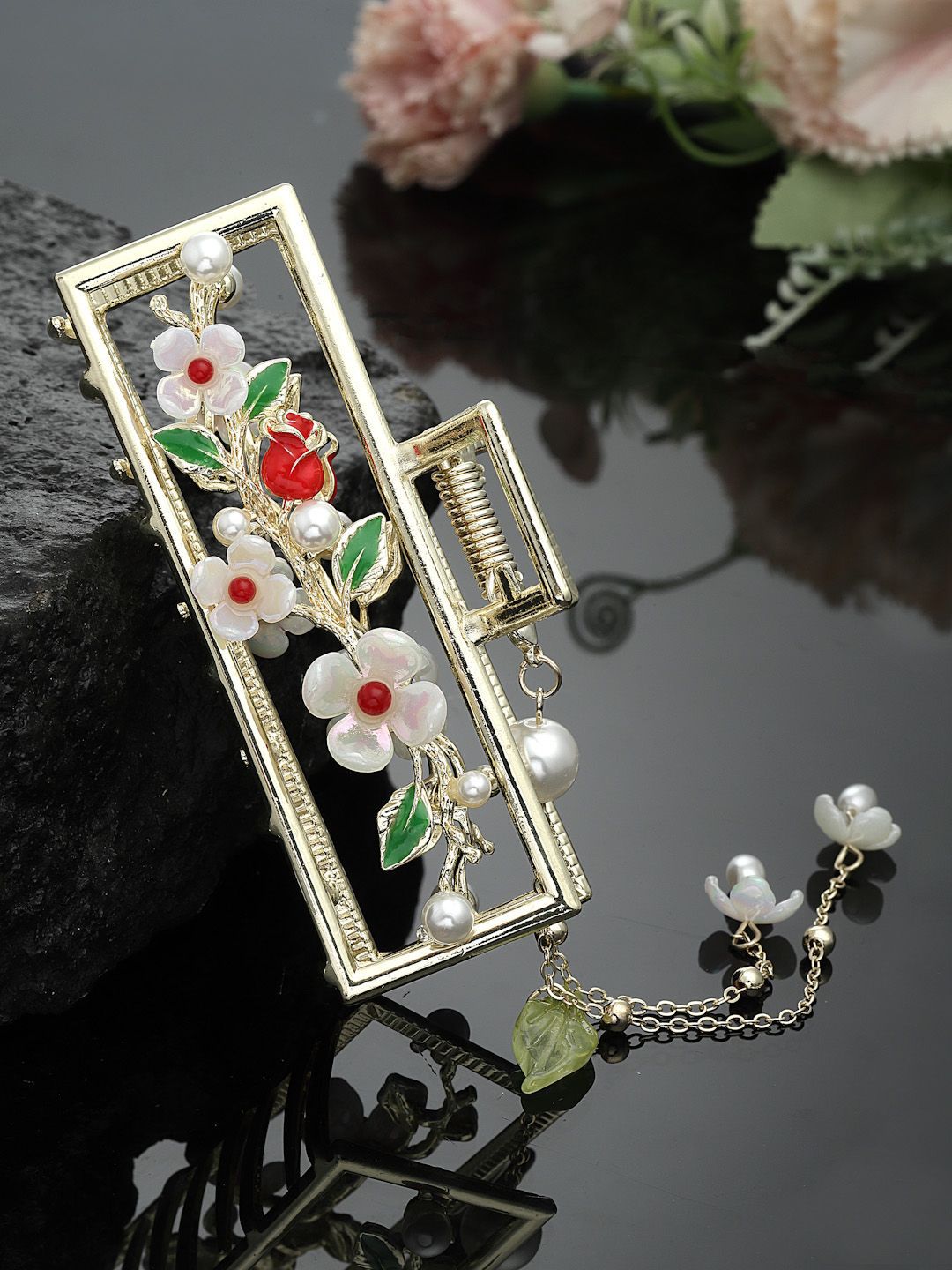 PANASH Women Embellished Claw Clip