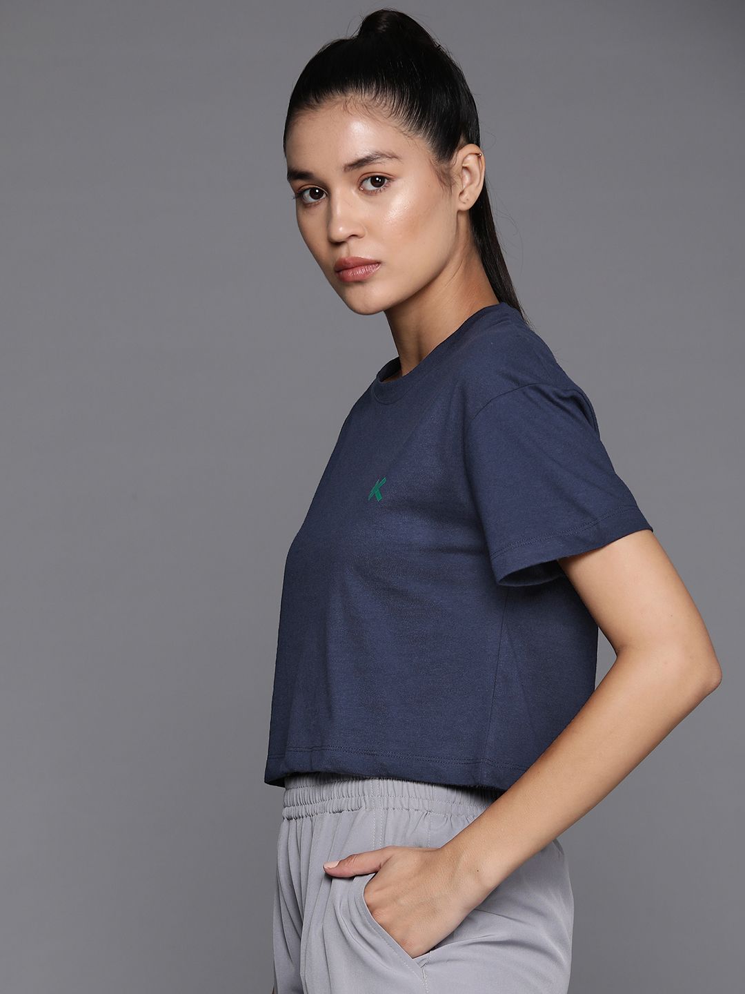 HRX by Hrithik Roshan Typography Printed Short Sleeves T-shirt