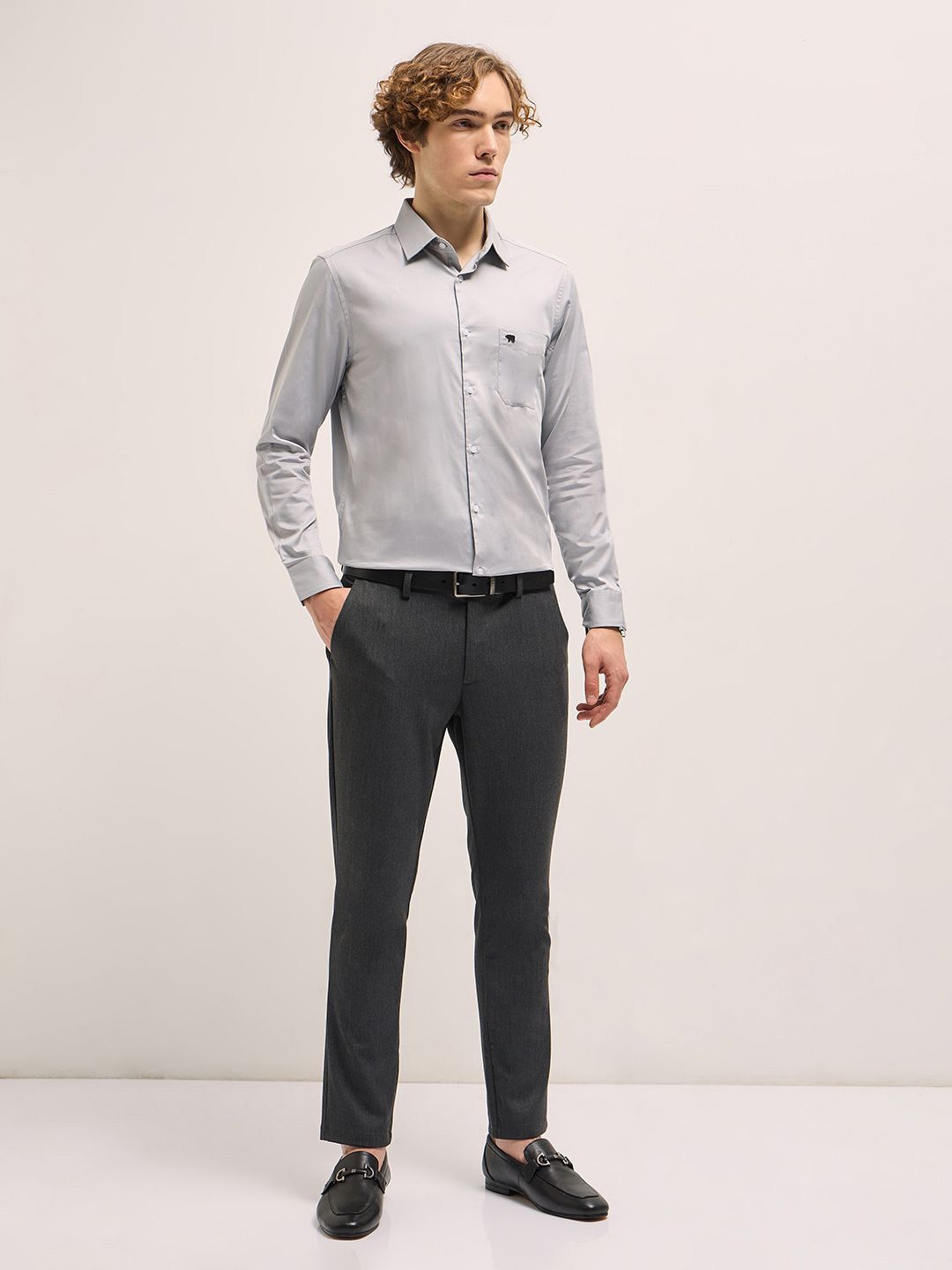 THE BEAR HOUSE Men Tailored Fit Formal Shirt