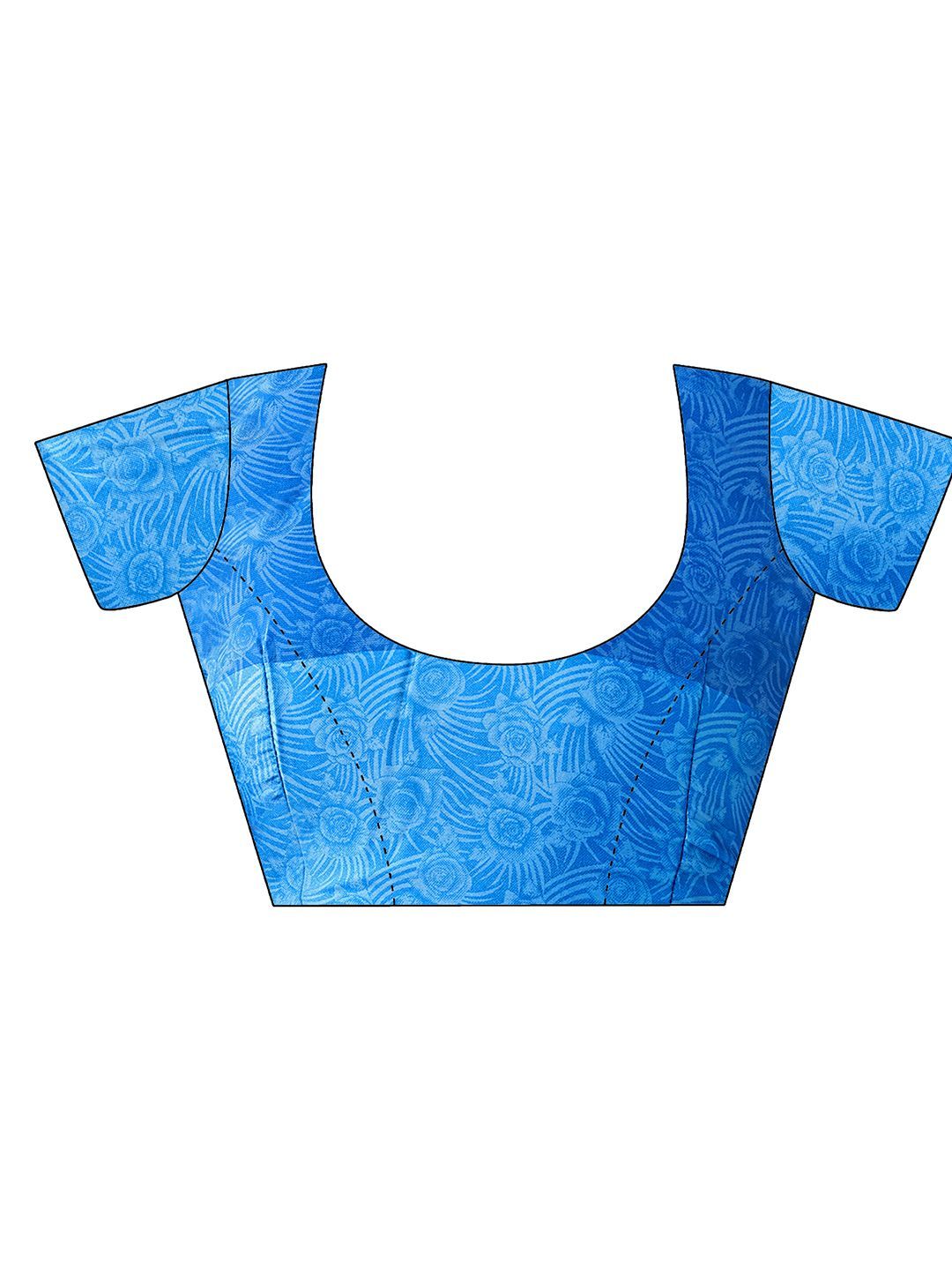 KALINI Floral Pure Georgette Dabu Saree