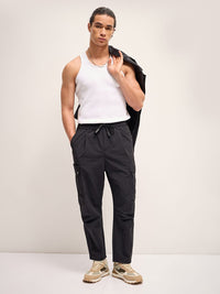 THE BEAR HOUSE Men Solid Cargo Trousers