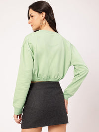 DressBerry Crop Pullover Sweatshirt