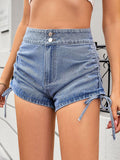 DressBerry Women Slim Fit Denim Shorts