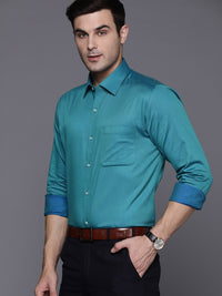Raymond Men Blue Slim Fit Opaque Formal Shirt