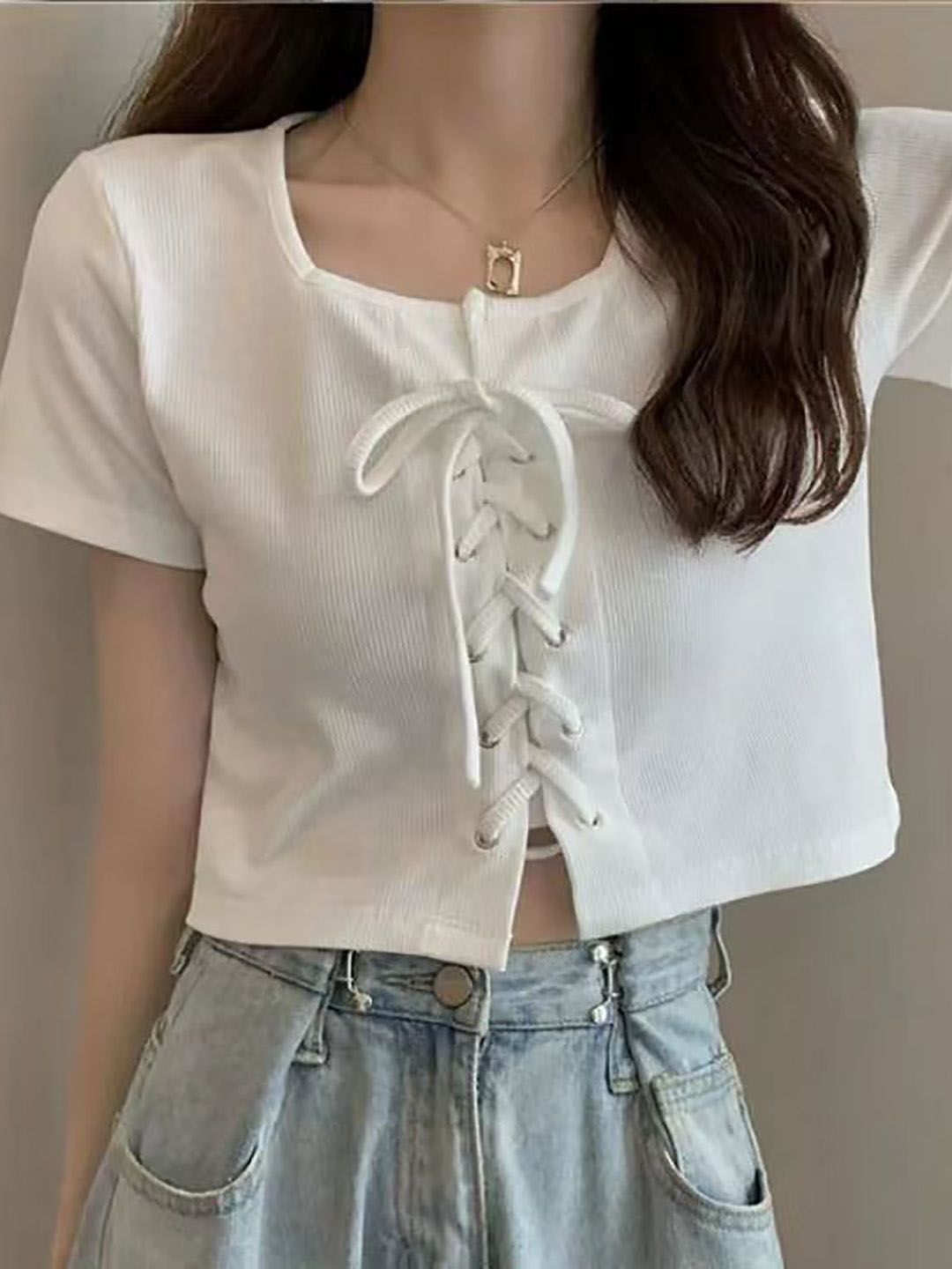 DressBerry Women Solid Crop Top