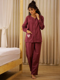 SANSKRUTIHOMES Women Pure Cotton Night suit