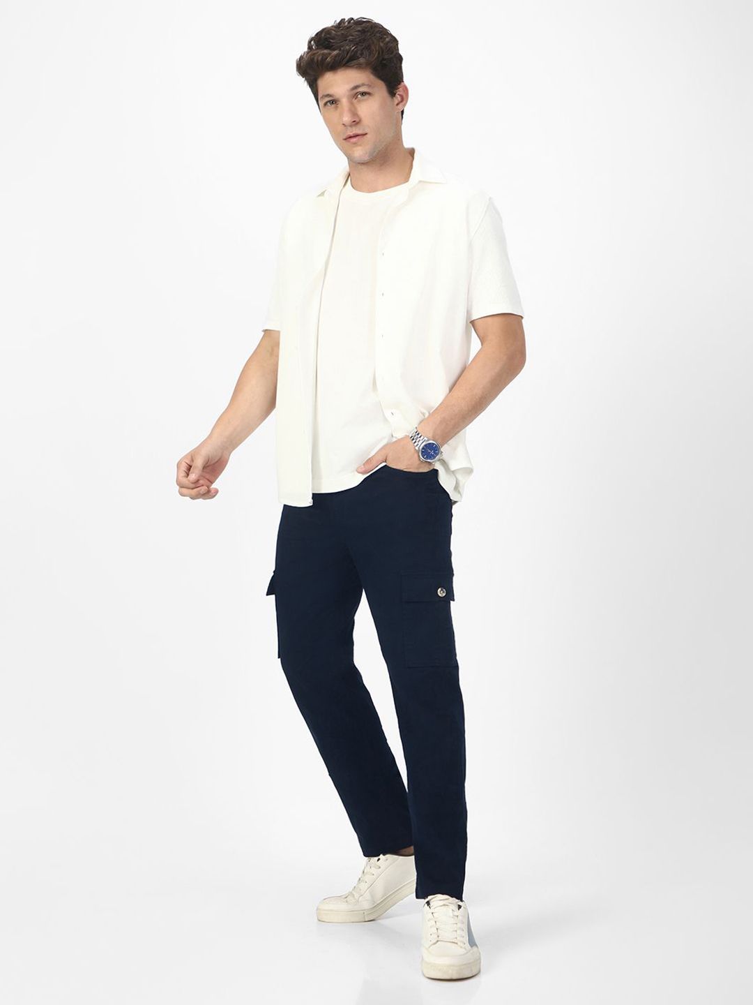 Urbano Fashion Men Regular fit Stretchable Cargo Trouser