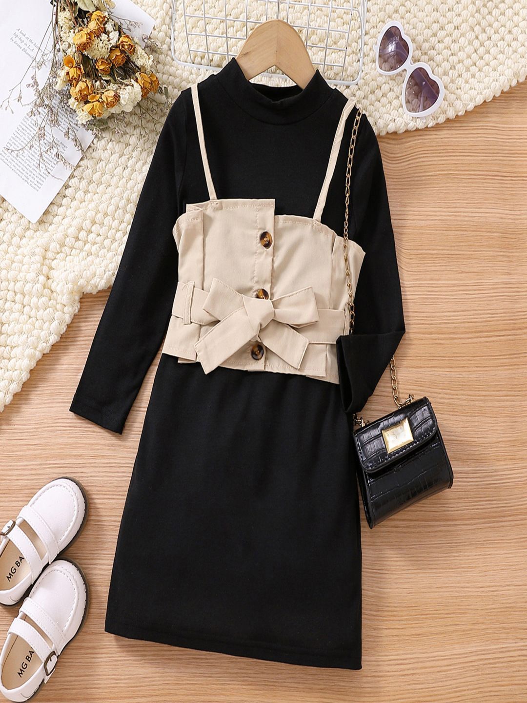 YK Pinafore Dress