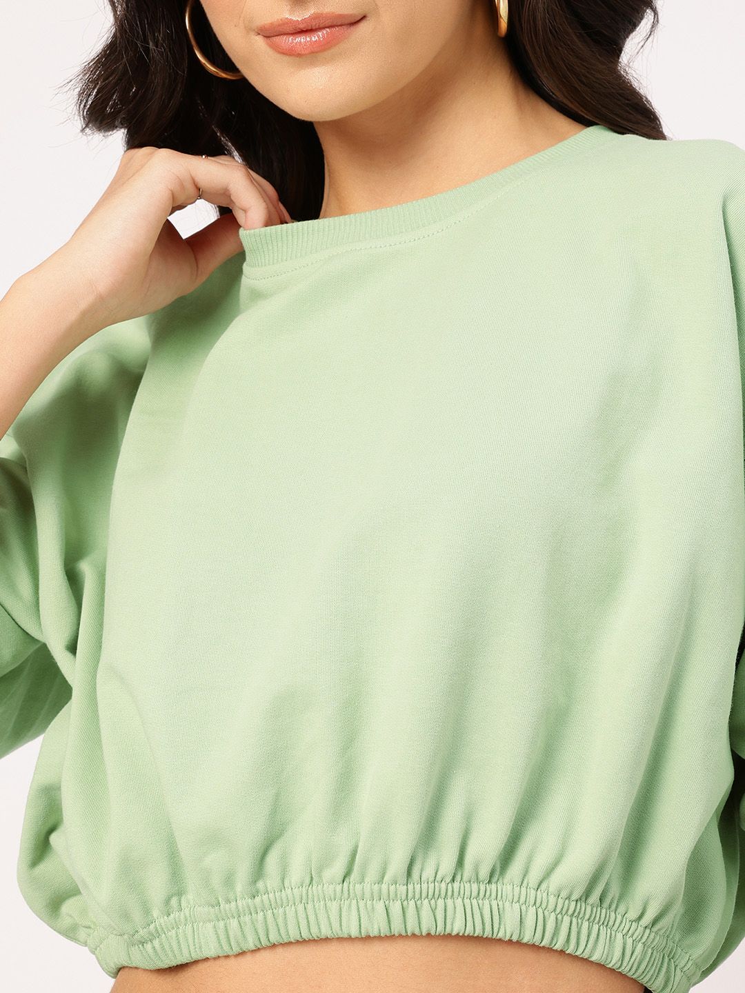 DressBerry Crop Pullover Sweatshirt