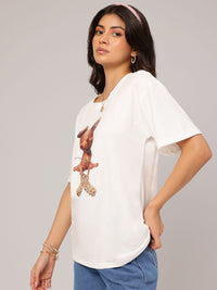 DressBerry Mickey Mania Printed Relaxed T-shirt