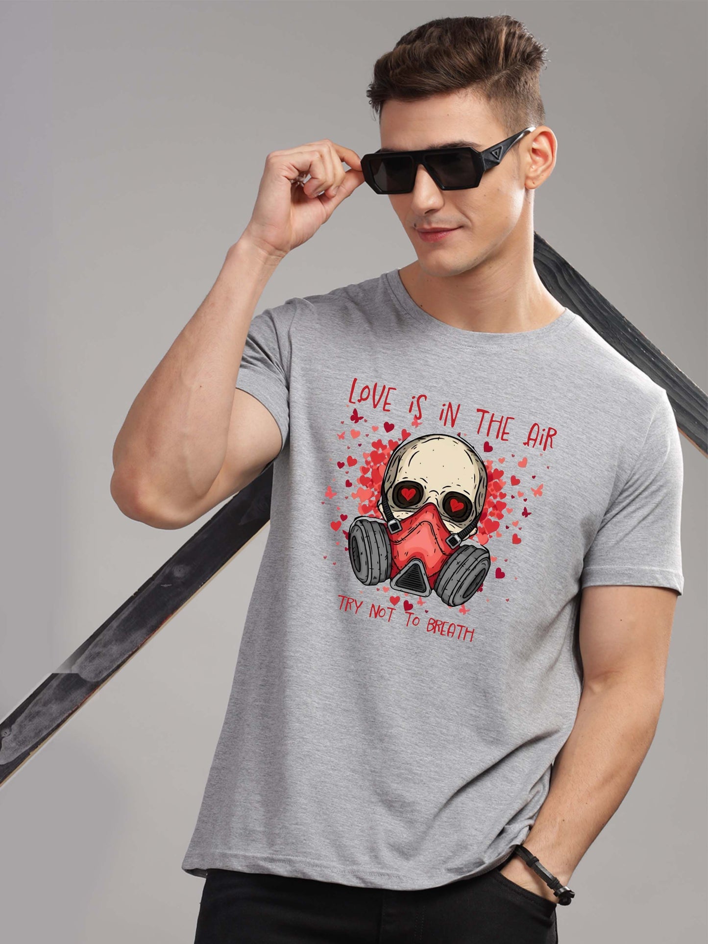ADRO Men Graphic Printed Round Neck Cotton T-shirt