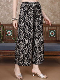 KALINI Ethnic Motifs Printed V-Neck Tunic With Palazzo