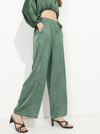 DressBerry Comfort Glam Silky State Flared Trouser