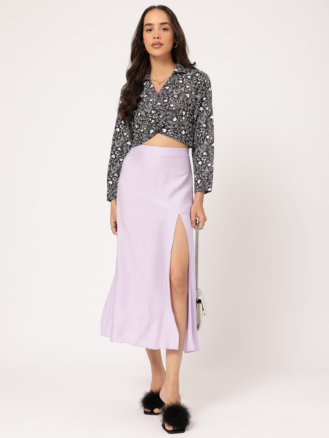 DressBerry Coastal Chic Wrap Crop Top