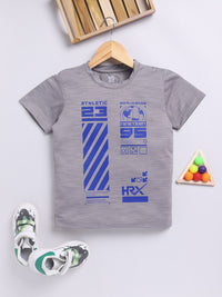 HRX by Hrithik Roshan Boys Typography Printed T-shirt