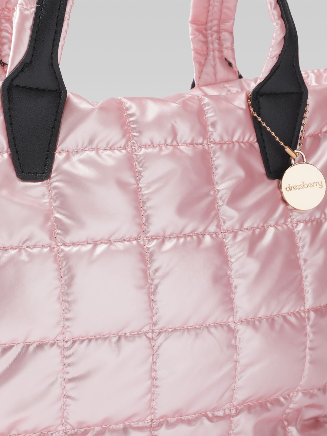 DressBerry Quilted Shopper Handheld Bag