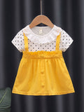 YK Girls Printed A-Line Dress