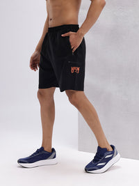 HRX by Hrithik Roshan Men Brand Logo Print Detail Mid-Rise Training Shorts