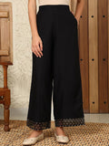 W Women Solid Casual Trousers
