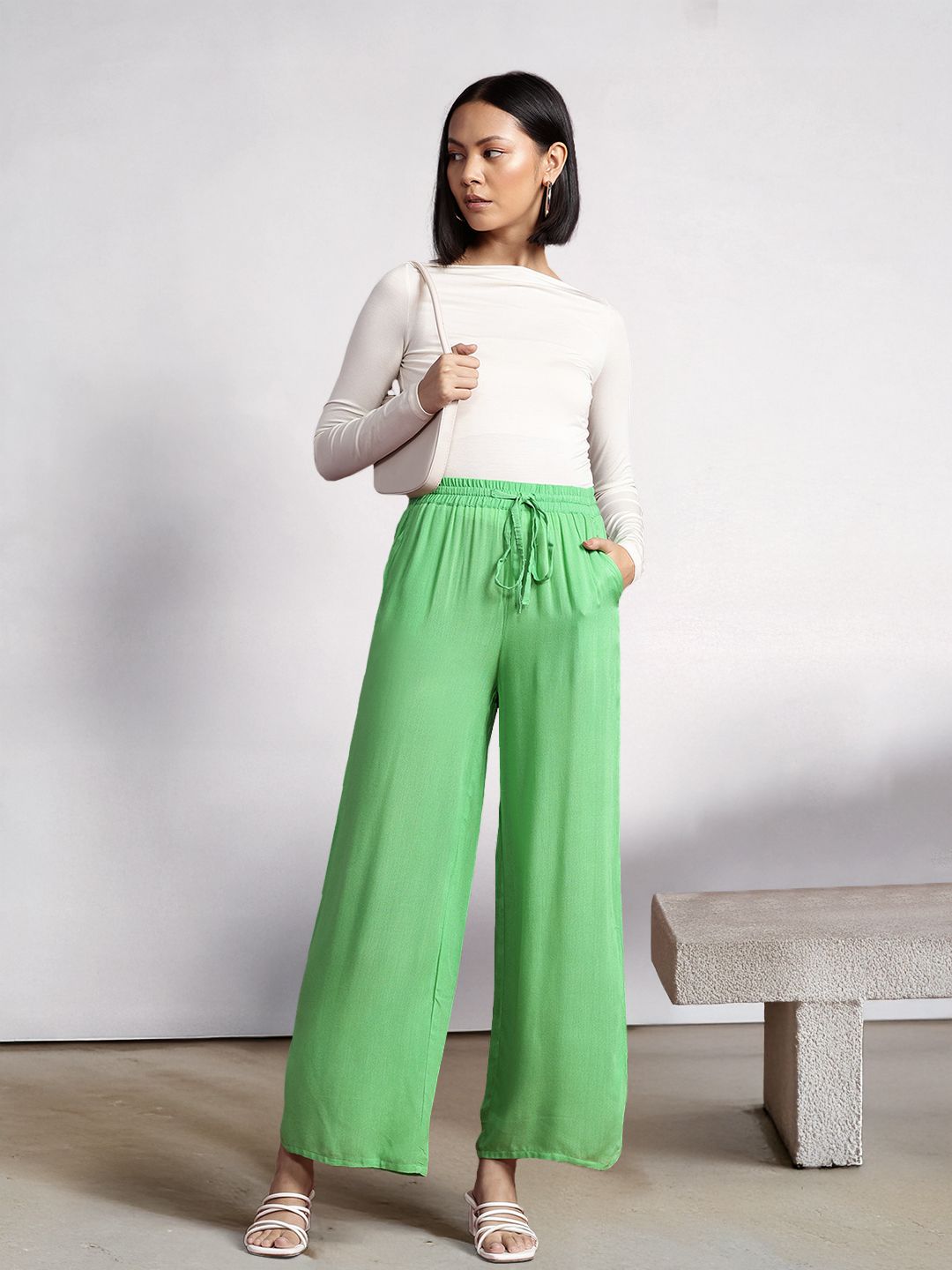 all about you Women Pleated Trousers