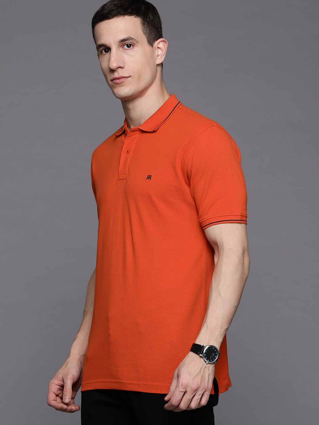 Raymond Pure Cotton Polo Collar T-shirt