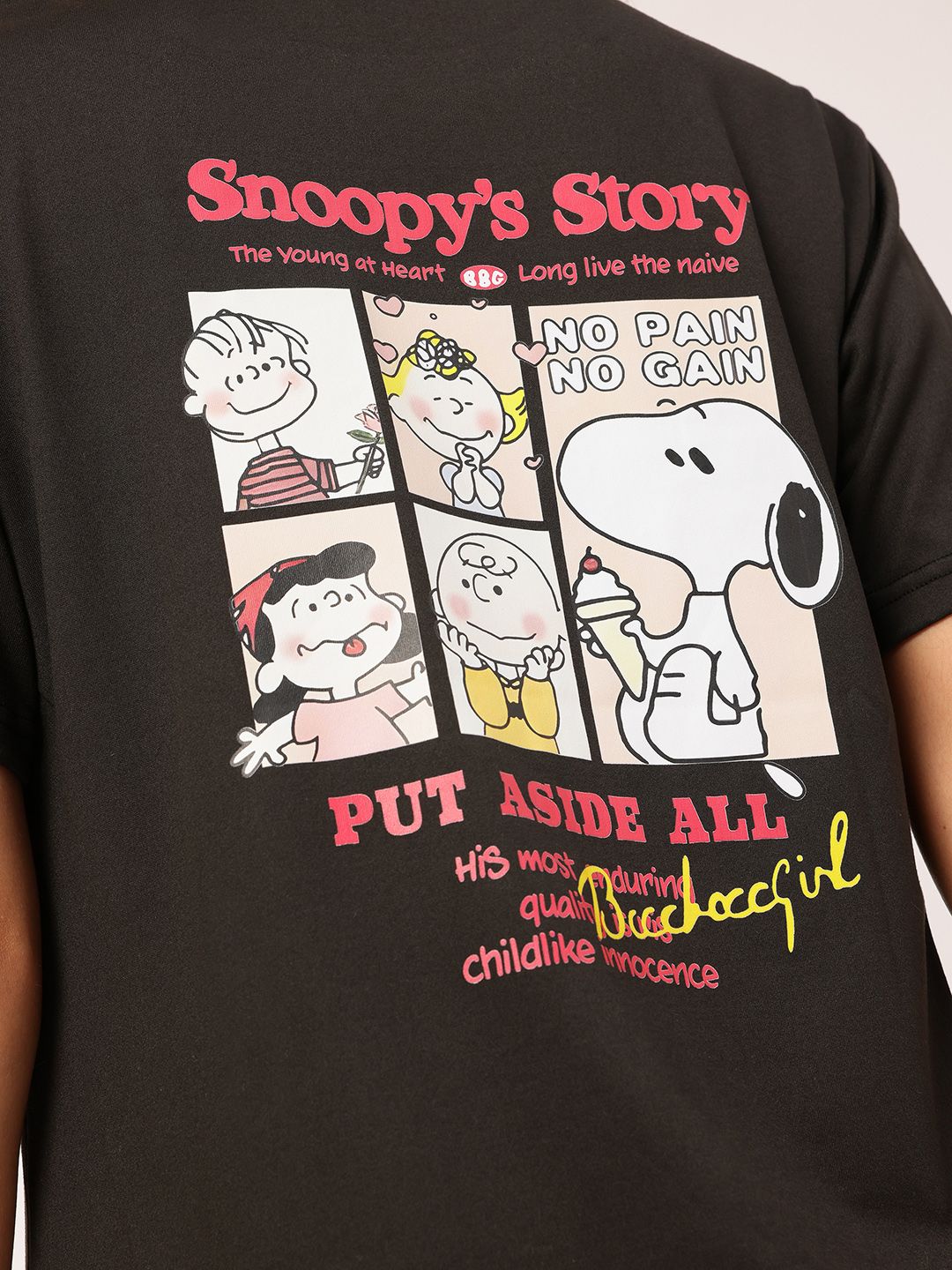 DressBerry Typography Printed Round Neck T-shirt