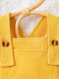 YK Girls Shoulder Straps A-Line Dress