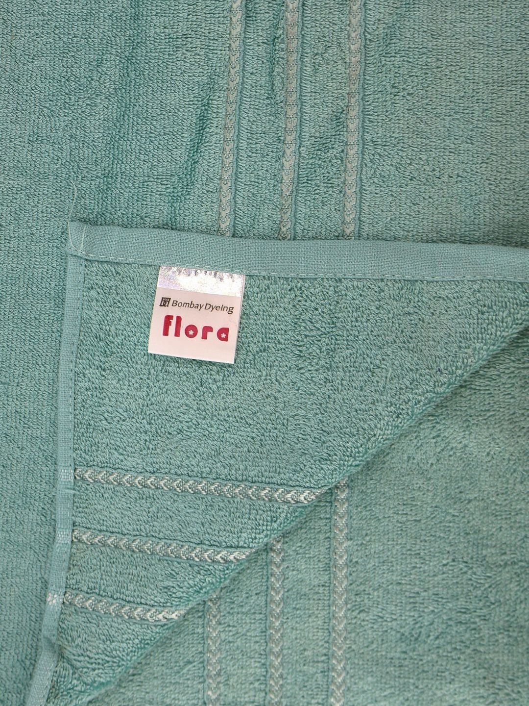 BOMBAY DYEING Flora Lavender 1 Pcs 400 GSM Pure Cotton Solid Bath Towel