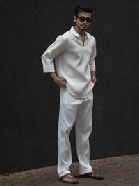 Powerlook Men Semi Sheer Casual Shirt