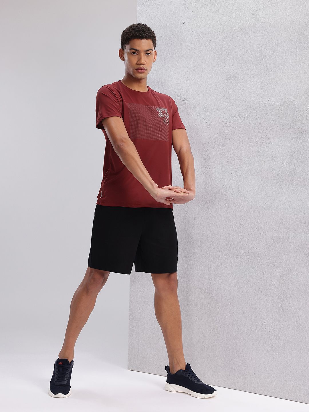 HRX by Hrithik Roshan Printed Rapid-Dry Training T-shirt