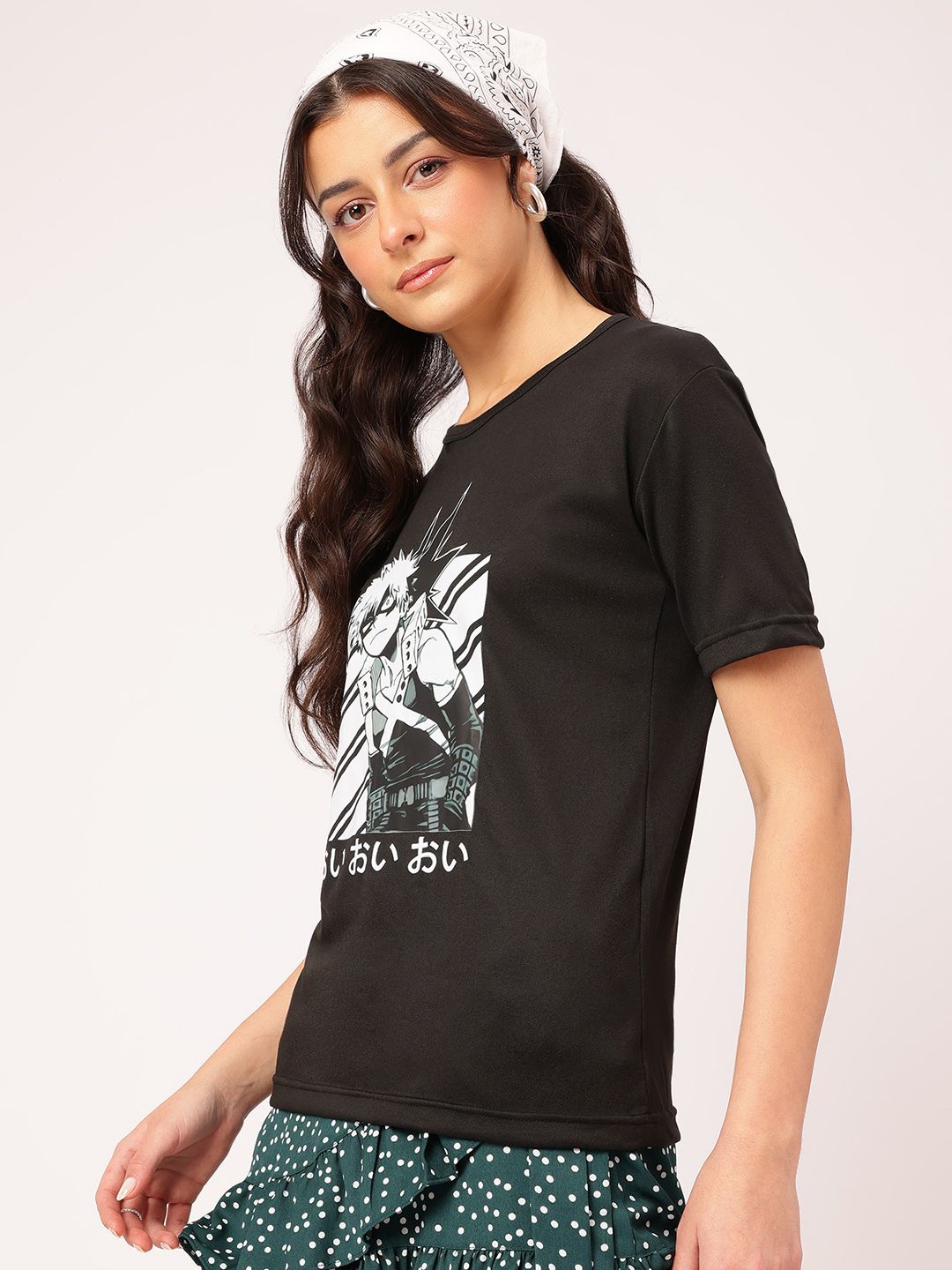 DressBerry Cultural Canvas Printed T-shirt