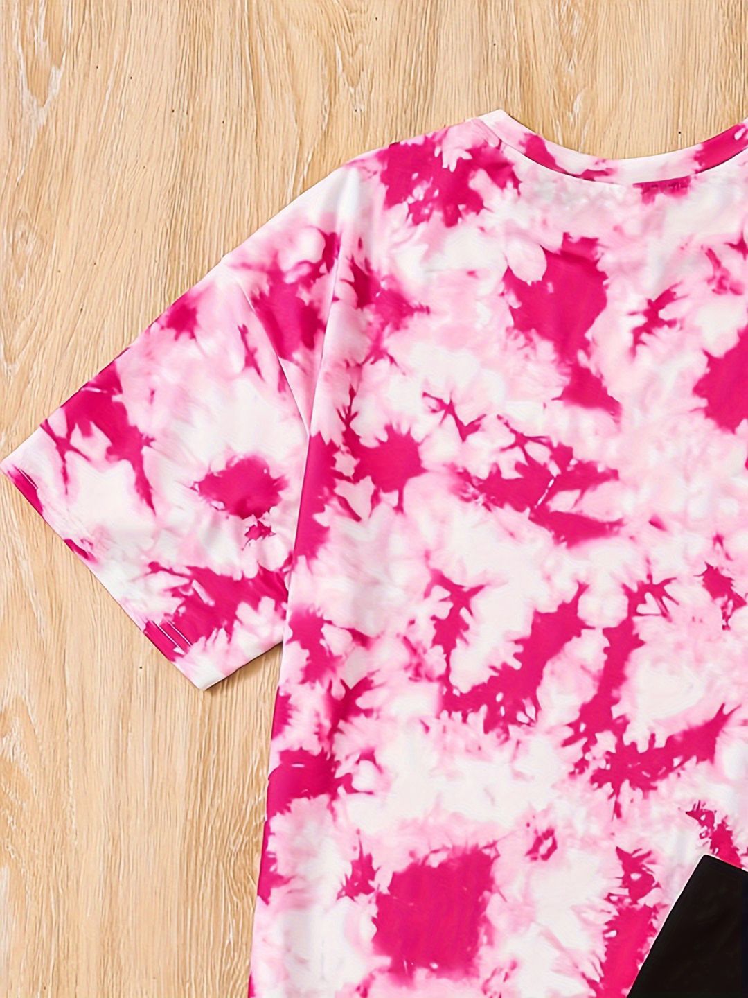 YK Girls Dyed T-shirt with Shorts