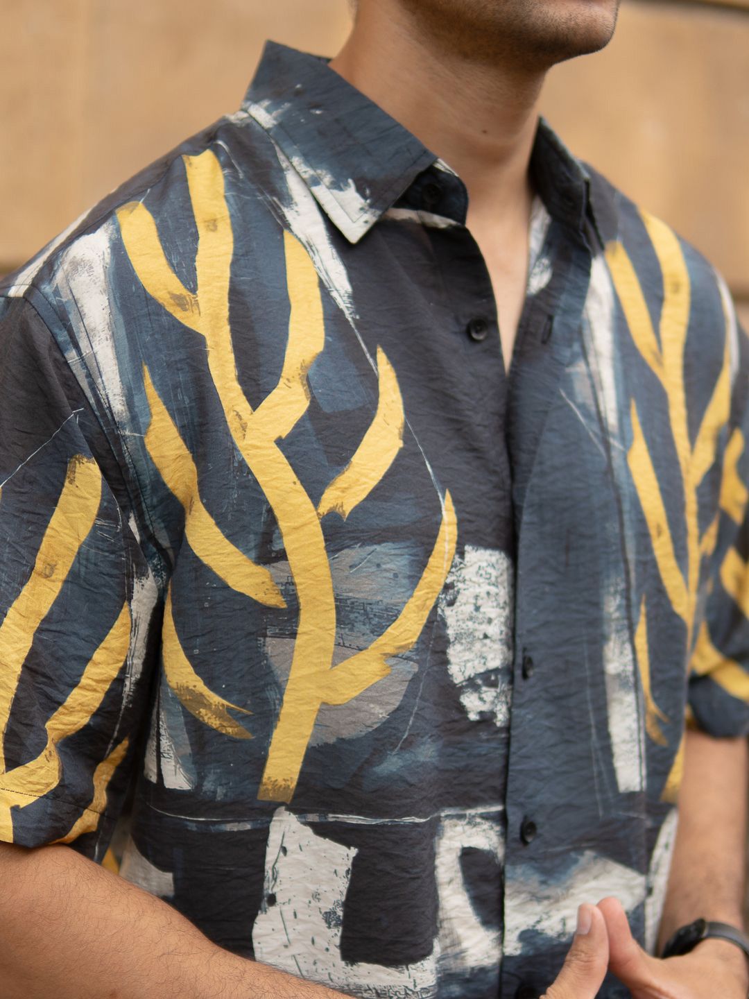 Powerlook Men Abstract Printed Casual Shirt