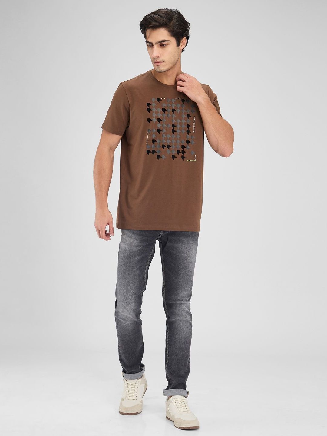 SPYKAR Men Slim Fit T-shirt