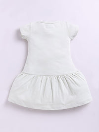 Happy Faces Kids Girls Snoopy Printed Pure Cotton A-Line Dress