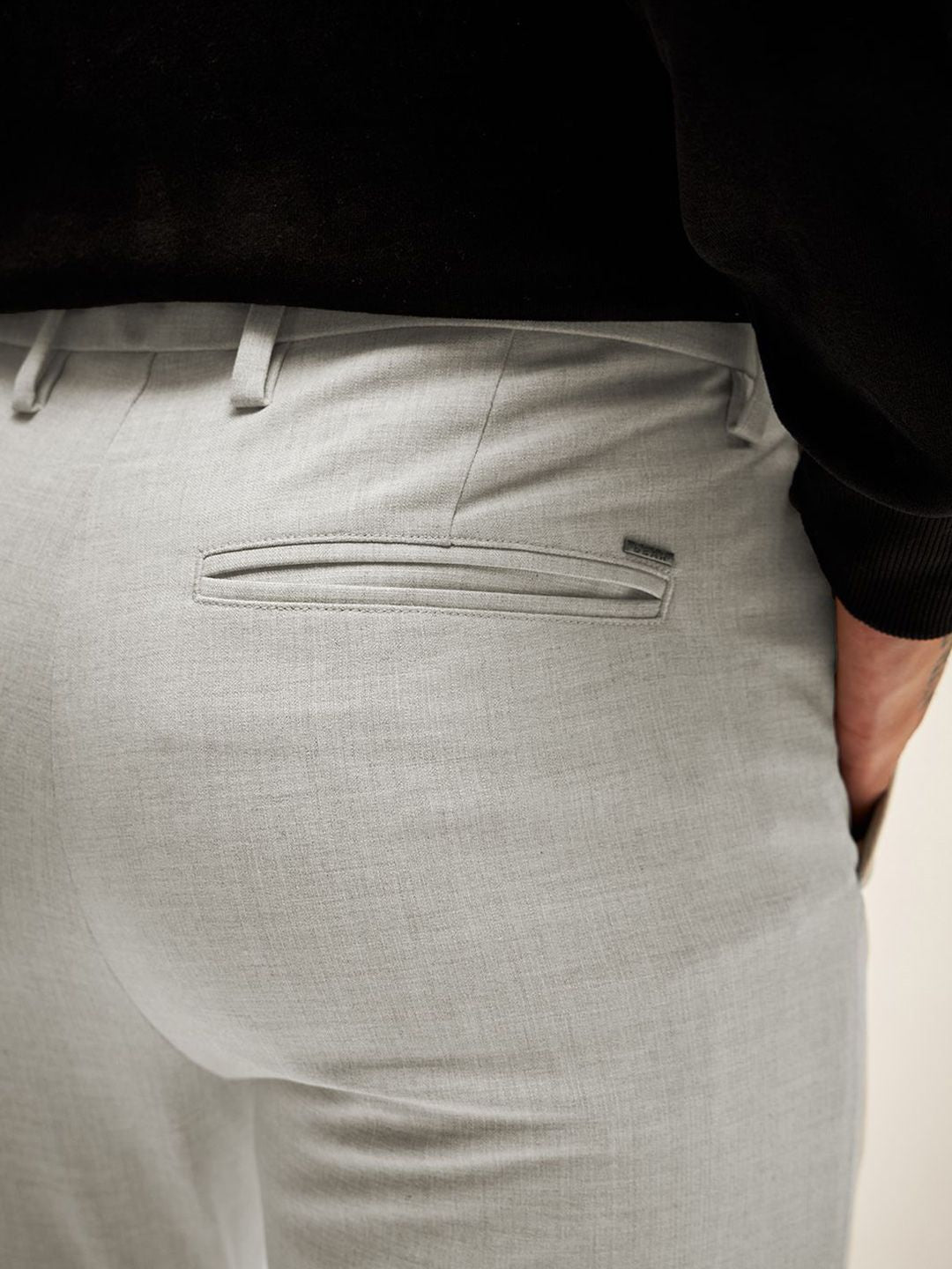 THE BEAR HOUSE Men Slim Fit Pleated Trousers